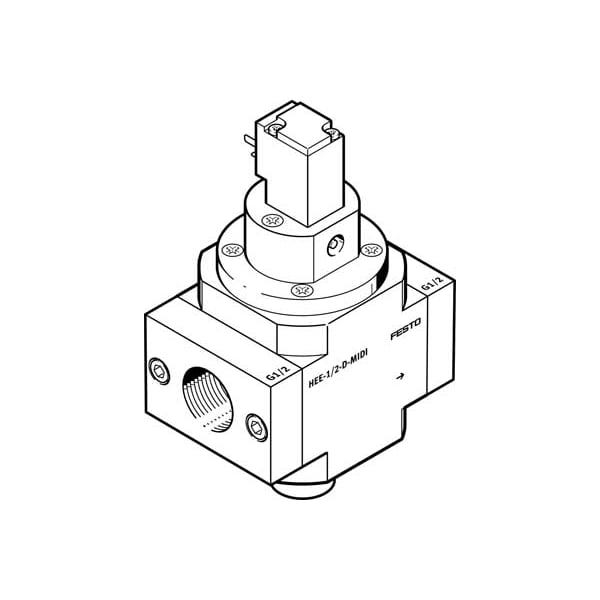 On-Off Valve HEE-1/2-D-MIDI-110-NPT